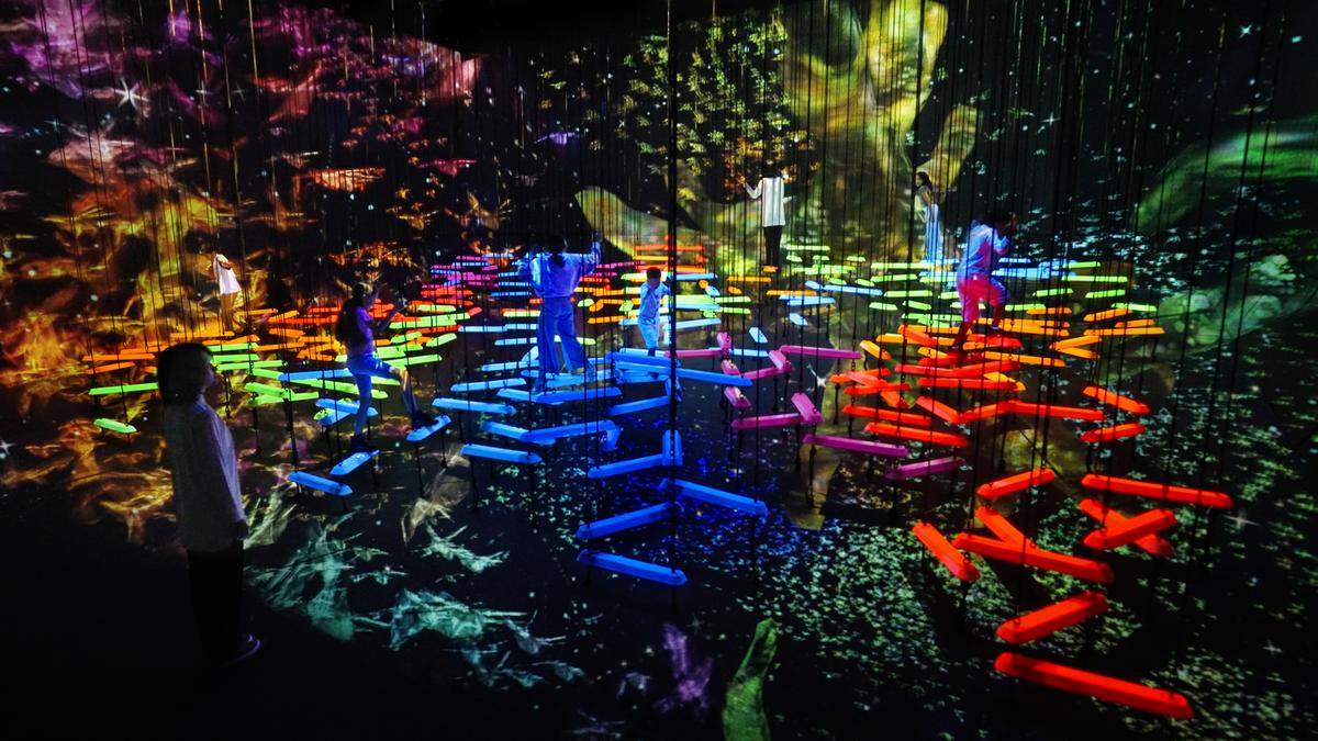 High-dimensional thinking using the body | teamLab High-dimensional thinking using the body | teamLab